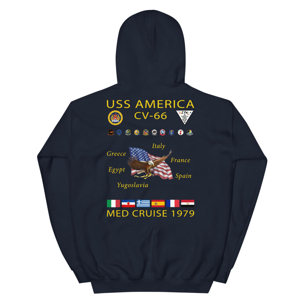 USS America (CV-66) 1979 Cruise Hoodie