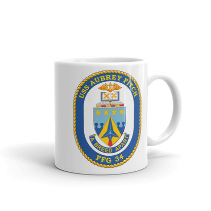 USS Aubrey Fitch (FFG-34) Ship's Crest Mug