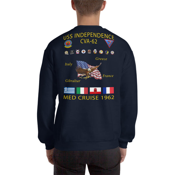 USS Independence (CVA-62) 1962 Cruise Sweatshirt