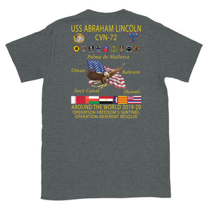 USS Abraham Lincoln (CVN-72) 2019-20 Cruise Shirt