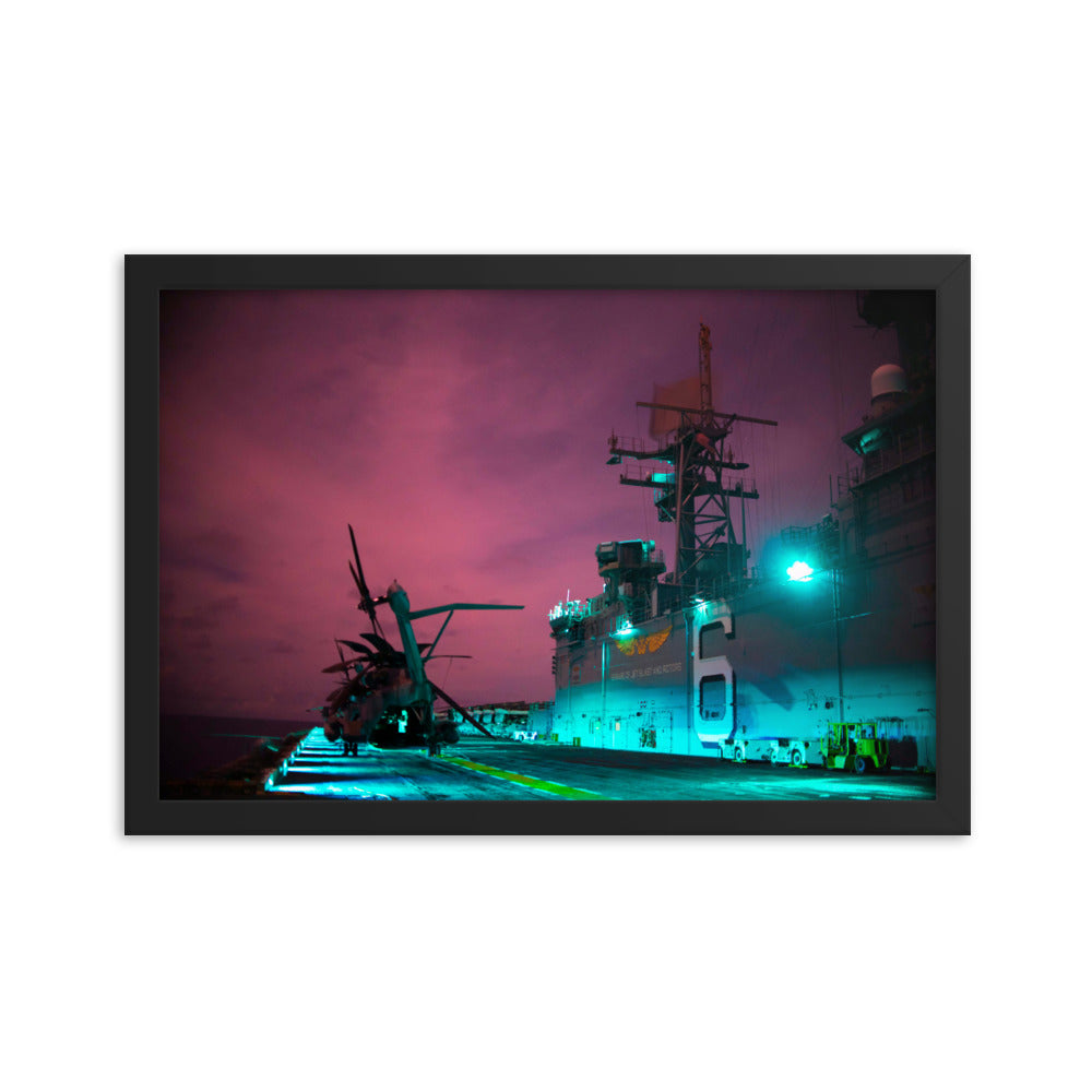 USS Bonhomme Richard (LHD-6) Framed Ship Photo