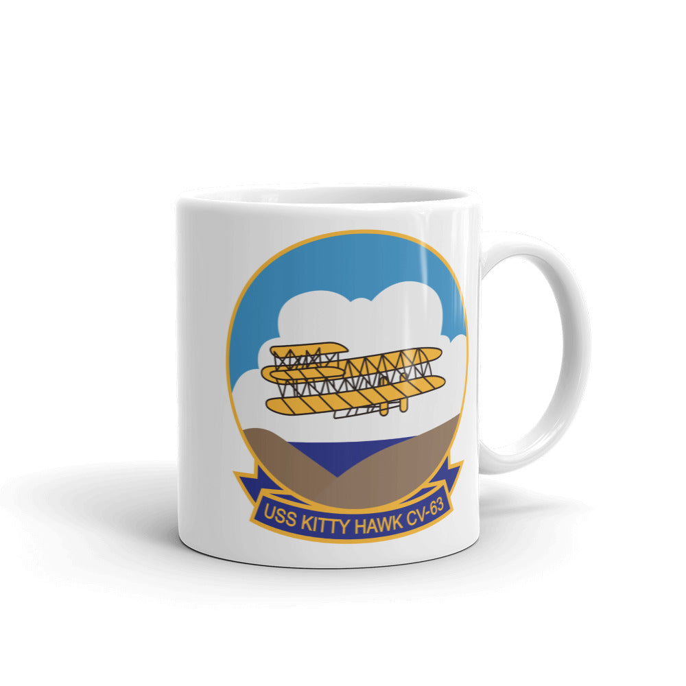 USS Kitty Hawk (CV-63) Ship's Crest Mug