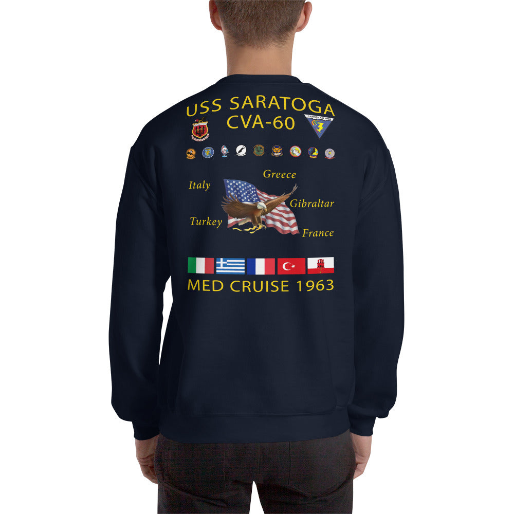 USS Saratoga (CVA-60) 1963 Cruise Sweatshirt