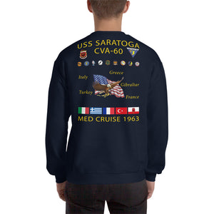USS Saratoga (CVA-60) 1963 Cruise Sweatshirt