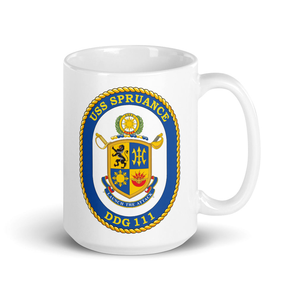 USS Spruance (DDG-111) Ship's Crest Mug