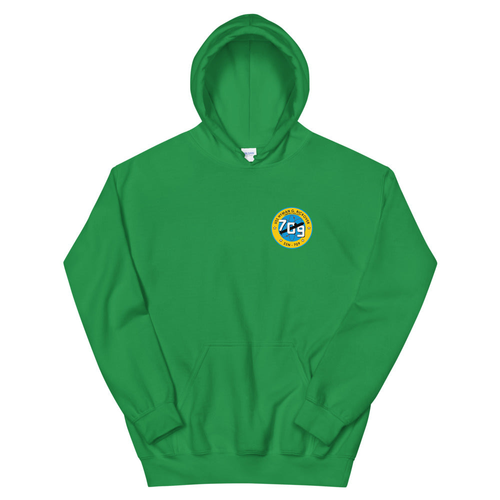 USS Hyman G. Rickover (SSN-709) Ship's Crest Hoodie