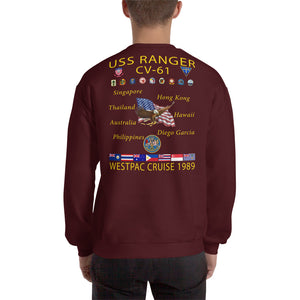 USS Ranger (CV-61) 1989 Cruise Sweatshirt