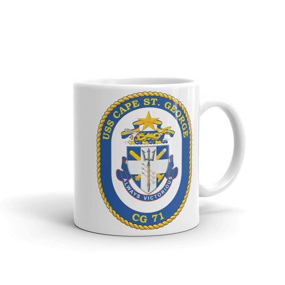 USS Cape St. George (CG-71) Ship's Crest Mug