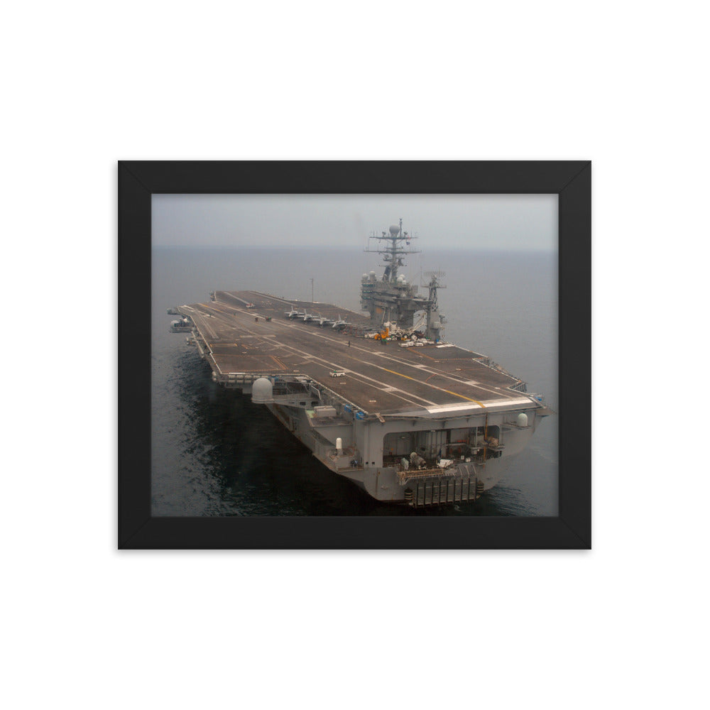 USS Theodore Roosevelt (CVN-71) Framed Ship Photo