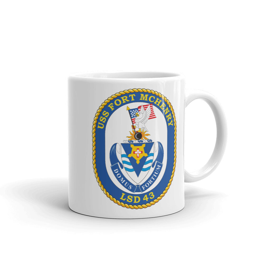 USS Fort McHenry (LSD-42) Ship's Crest Mug