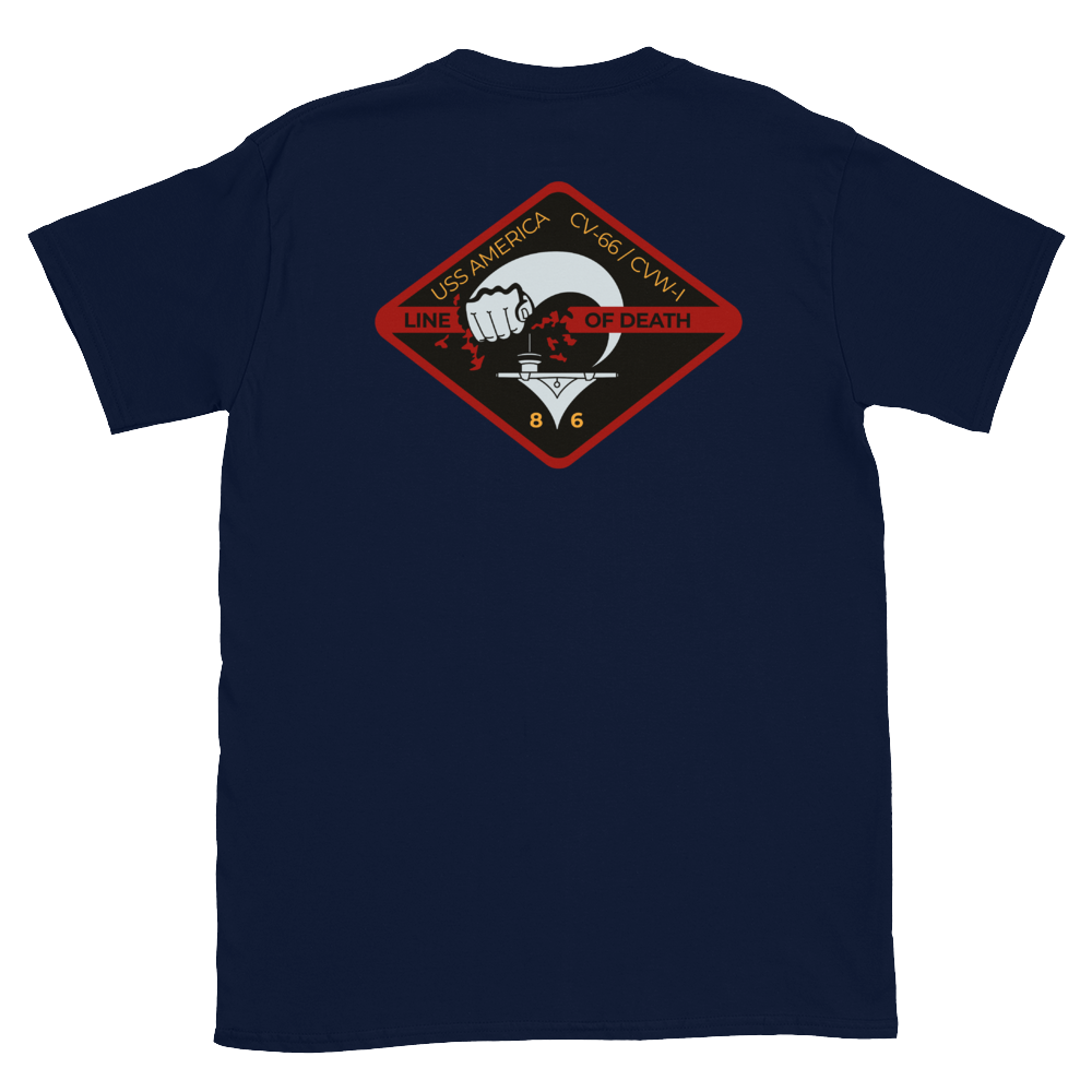 USS America (CV-66) '86 Line of Death - Special Edition Tee