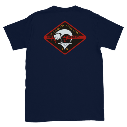 USS America (CV-66) '86 Line of Death - Special Edition Tee