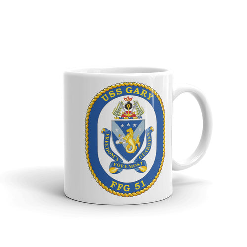 USS Gary (FFG-51) Ship's Crest Mug