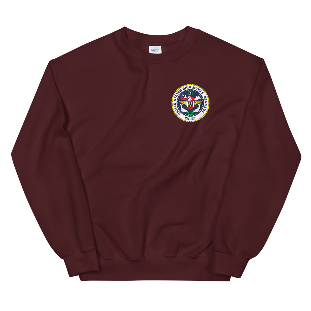 USS John F. Kennedy (CV-67) Shooters Union Local 67 Sweatshirt