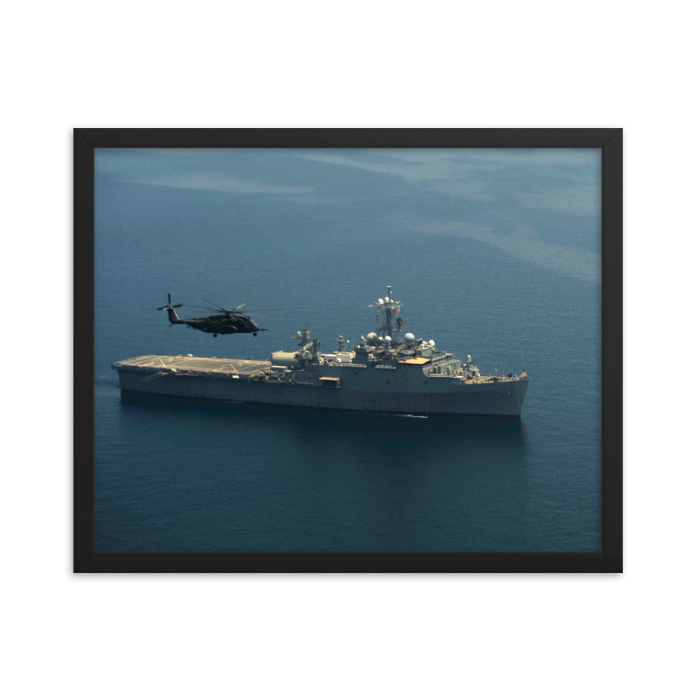 USS Ponce (LPD-15) Framed Ship Photo