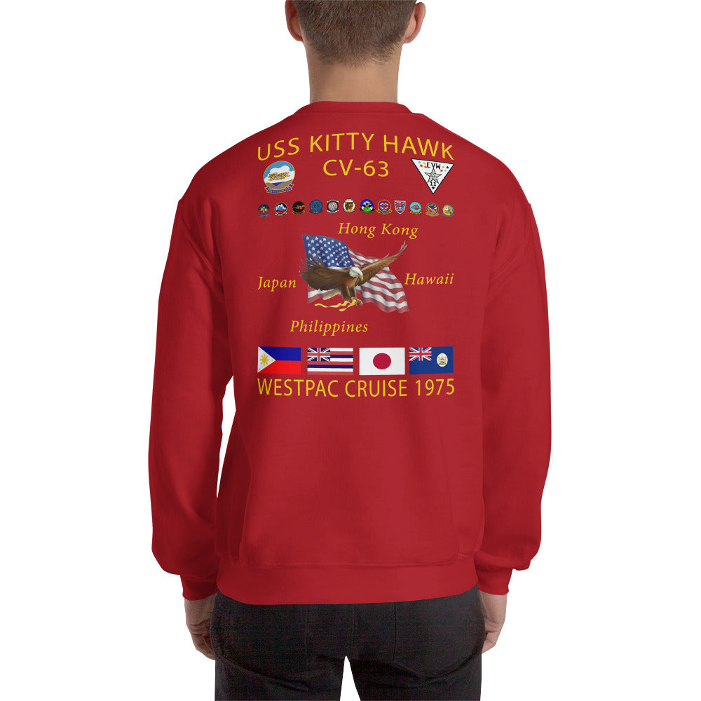 USS Kitty Hawk (CVA-63) 1975 Cruise Sweatshirt