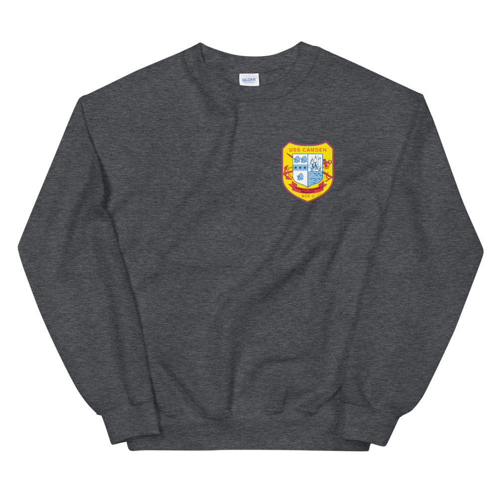 USS Camden (AOE-2) Ship's Crest Sweatshirt