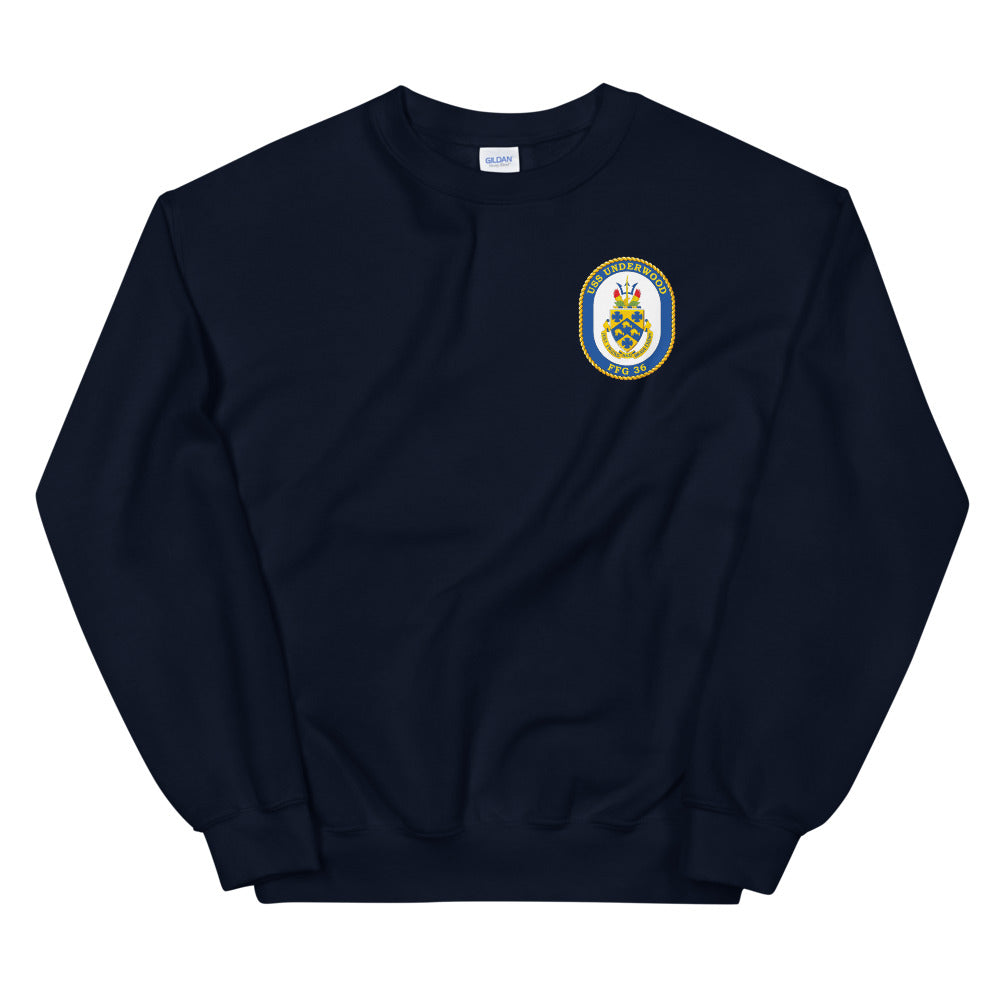 USS Underwood (FFG-36) Ship's Crest Sweatshirt