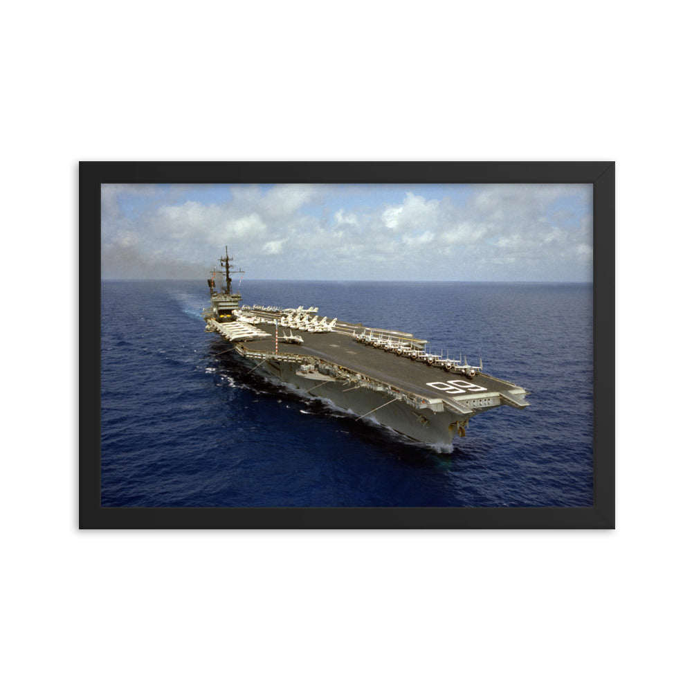 USS America (CV-66) Framed Ship Photo