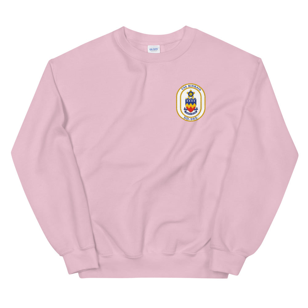 USS Kinkaid (DD-965) Ship's Crest Sweatshirt