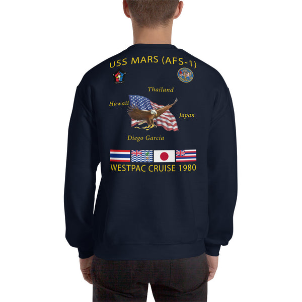 USS Mars (AFS-1) 1980 Cruise Sweatshirt
