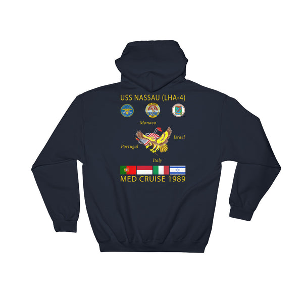 USS Nassau (LHA-4) 1989 Cruise Hoodie