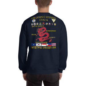 USS John C. Stennis (CVN-74) 2016 Cruise Sweatshirt