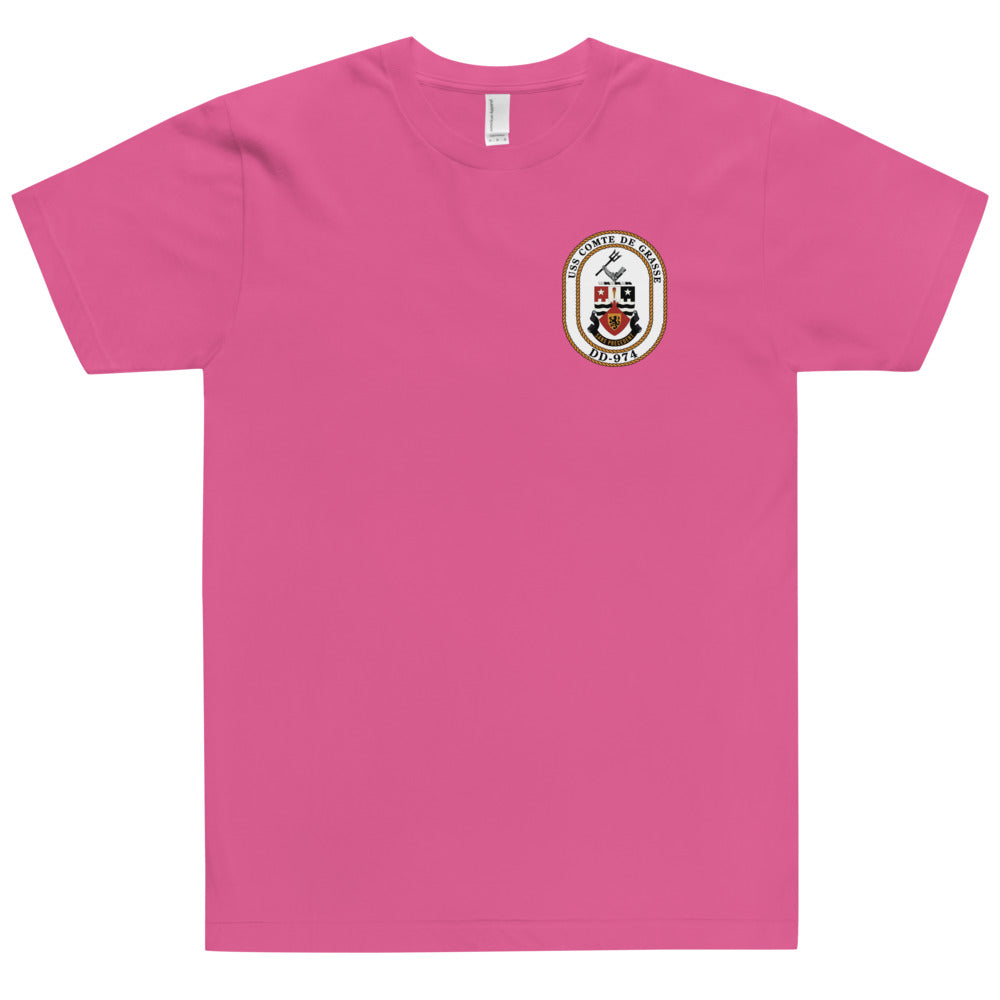USS Comte De Grasse (DD-974) Ship's Crest T-Shirt
