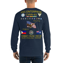 Load image into Gallery viewer, USS Enterprise (CVAN-65) 1965-66 Long Sleeve Cruise Shirt