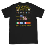 USS America (CVA-66) 1971 Cruise Shirt - FAMILY