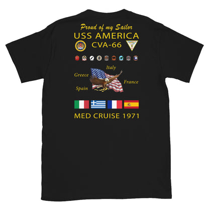 USS America (CVA-66) 1971 Cruise Shirt - FAMILY