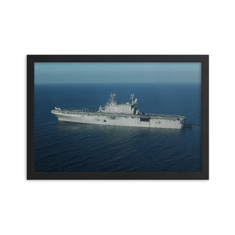 USS Peleliu (LHA-5) Framed Ship Photo