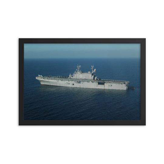 USS Peleliu (LHA-5) Framed Ship Photo