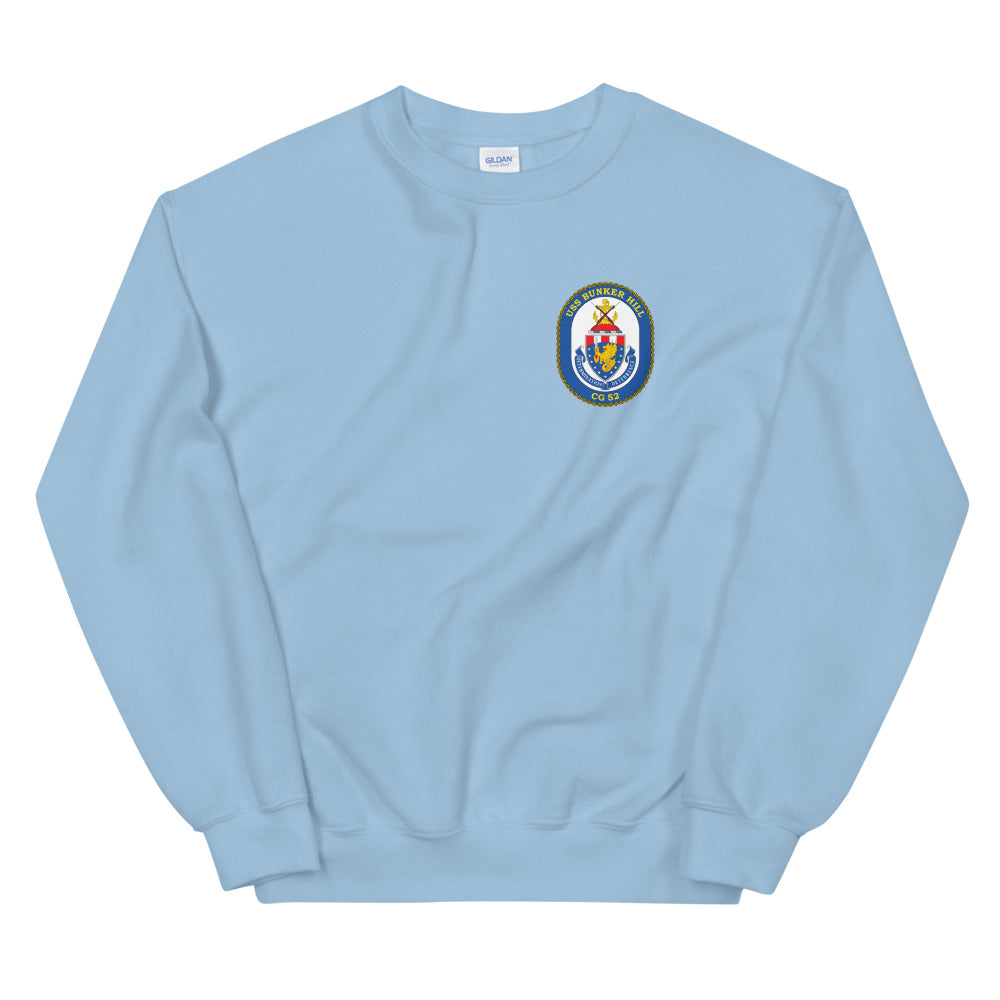 USS Bunker Hill (CG-52) Ship's Crest Sweatshirt