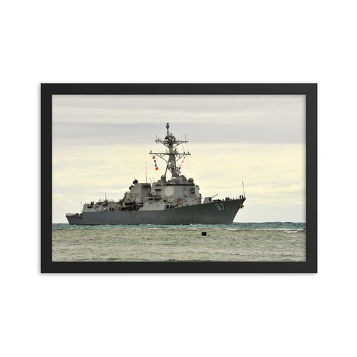 USS Halsey (DDG-97) Framed Ship Photo