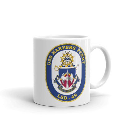 USS Harpers Ferry (LSD-49) Ship's Crest Mug