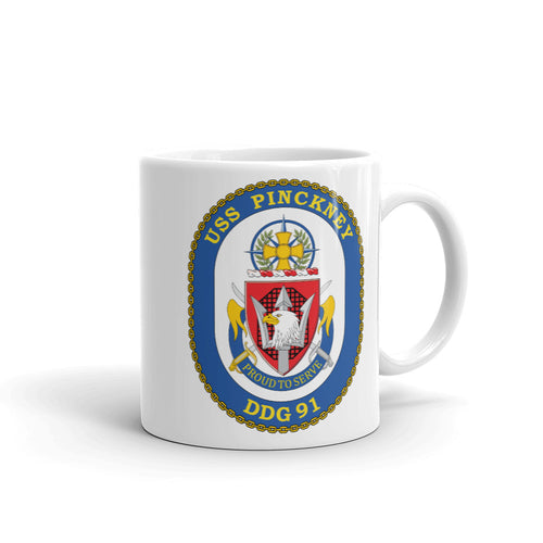USS Pinckney (DDG-91) Ship's Crest Mug