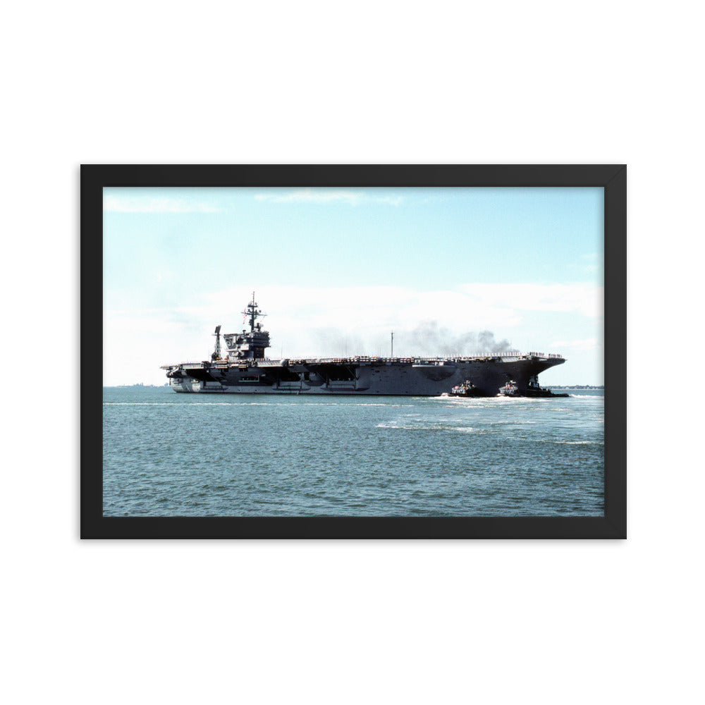 USS John F. Kennedy (CV-67) Framed Ship Photo