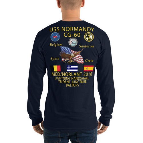 USS Normandy (CG-60) 2018 Long Sleeve Cruise Shirt