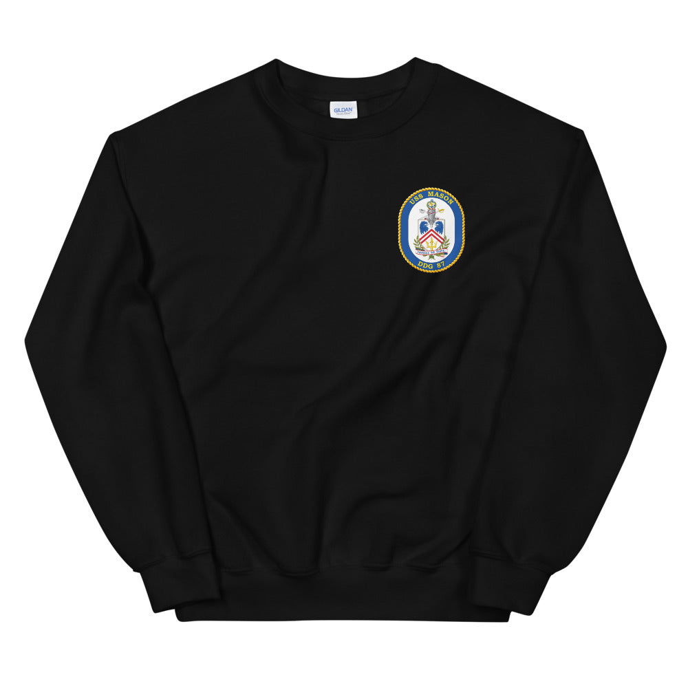 USS Mason (DDG-87) Ship's Crest Sweatshirt