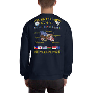 USS Enterprise (CVN-65) 1982-83 Cruise Sweatshirt