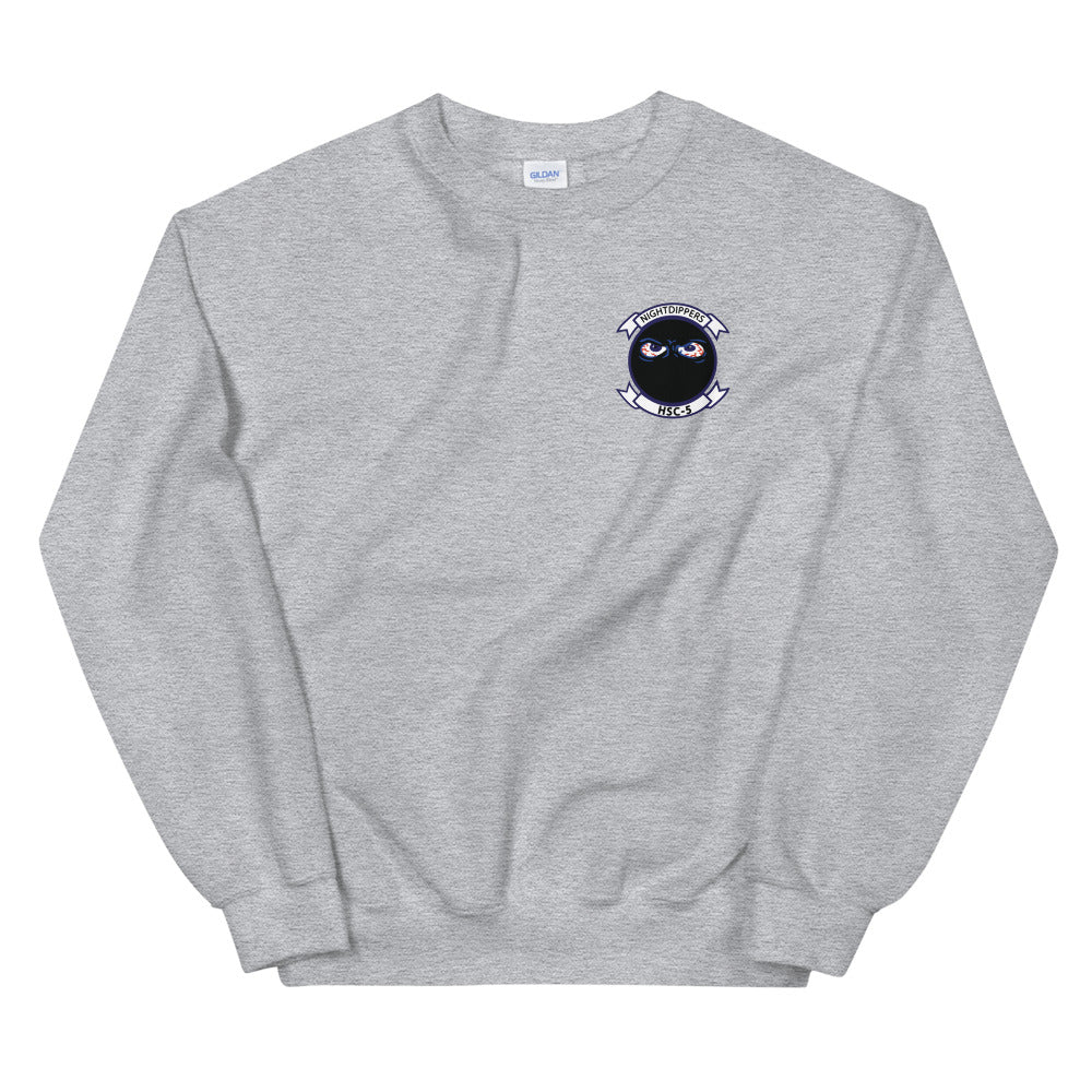 HSC-5 Nightdippers Squadron Crest Sweatshirt