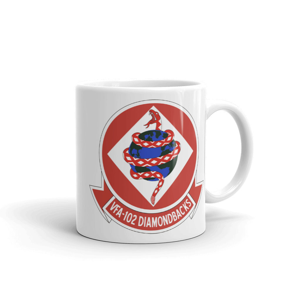 VFA-102 Diamondbacks Squadron Crest Mug