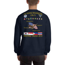 Load image into Gallery viewer, USS George Washington (CVN-73) 2010 Cruise Sweatshirt