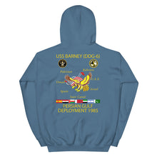 Load image into Gallery viewer, USS Barney (DDG-6) 1985 Cruise Hoodie