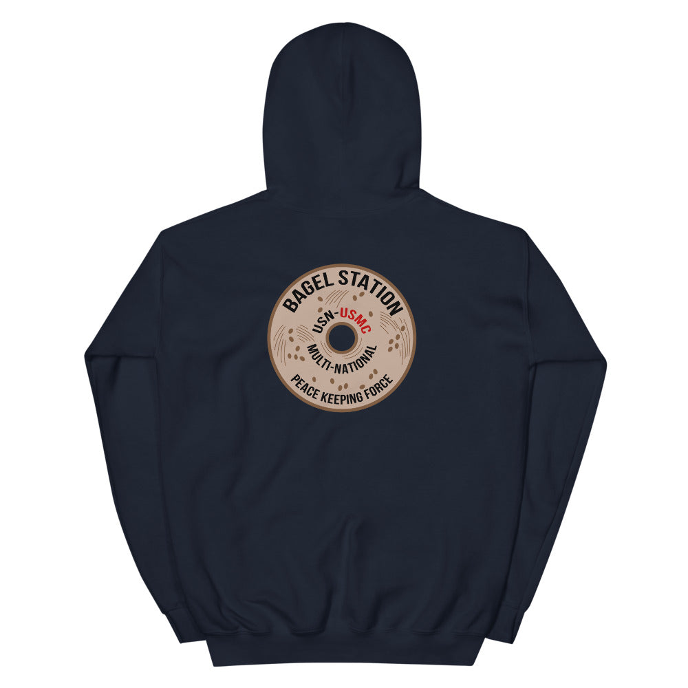 USS John F. Kennedy (CV-67) '83 Bagel Station Hoodie