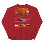 USS Abraham Lincoln (CVN-72) 1993 Cruise Sweatshirt - FAMILY
