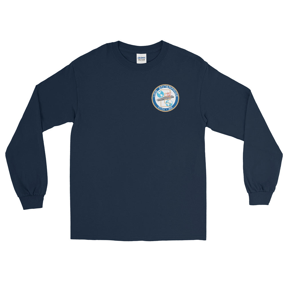 USS Enterprise (CVN-65) Persian Gulf Yacht Club Long Sleeve Shirt