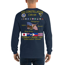 Load image into Gallery viewer, USS Constellation (CVA-64) 1967 Long Sleeve Cruise Shirt