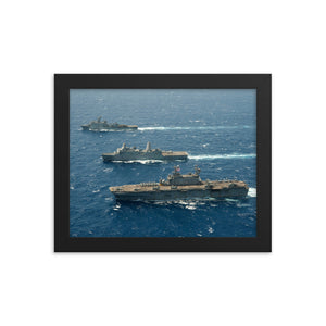 USS Peleliu (LHA-5) Framed Ship Photo